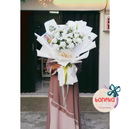 Pure White and Sage Green 300k