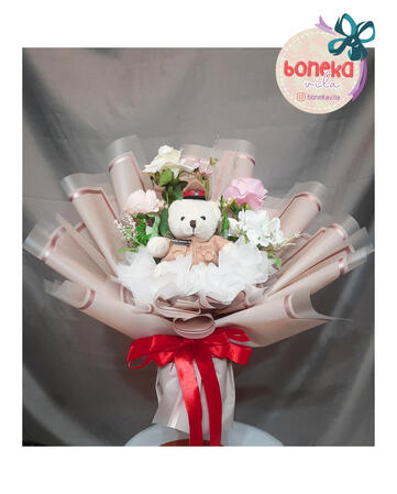 Police Bear Bouquet 170k