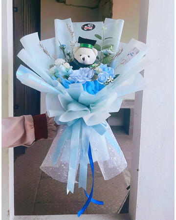 Metallic Blue Bearduation 175k